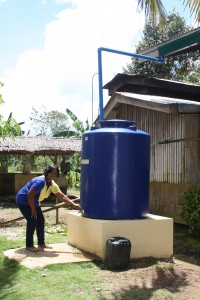 One (1) of the thirty -three (33) units of the Rainwater Harvester