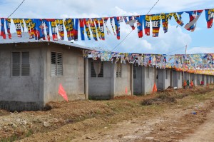 The core shelter units situated in Purok 12, Mancarogo, Poblacion, Bislig City.