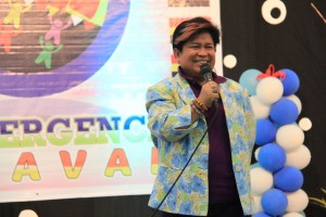Sec. Dinky Soliman during the Roadshow and Interaction meeting with the DSWD FO Caraga staff and field workers at Almont Inland Resorts