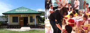 Regional Line Agencies and partner media together with the Municipal Local Government (MLGU) and DSWD Field Office Caraga headed by RD Minda Brigoli visited the Day Care Centerat Brgy. San Vicente, Jabonga Agusan del Norte.  