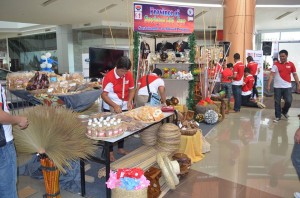 Display of products from the different program participants in the region.