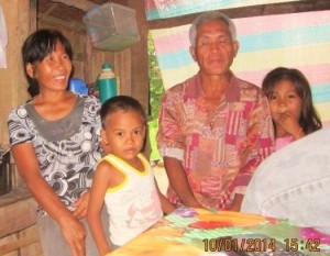 The Delaganar family of Esperanza, Agusan del Sur.